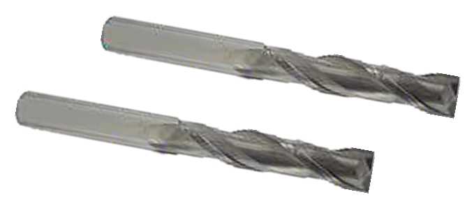 2 Flute Spiral End Mill catalog illustration
