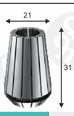 Er Collet Er20 technical dimension drawing