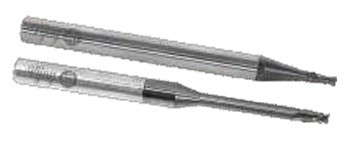 Micro 2 Flute Spiral End Mill catalog illustration
