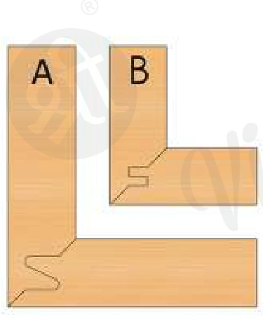 Miter Joint Router Cutter A technical dimension drawing