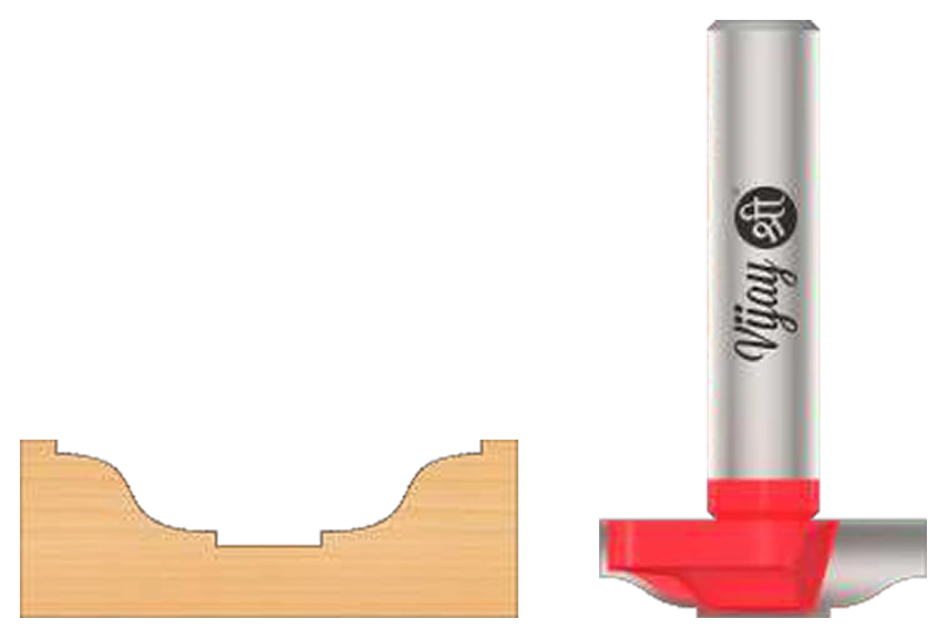 Plunge Ogee Bits catalog illustration