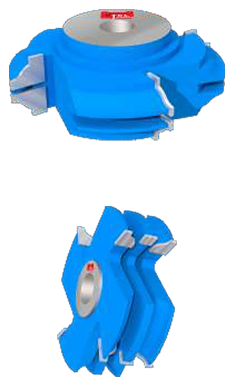 TCT Brazed Cutter Head Set For Door — Extra Long Tenon catalog illustration