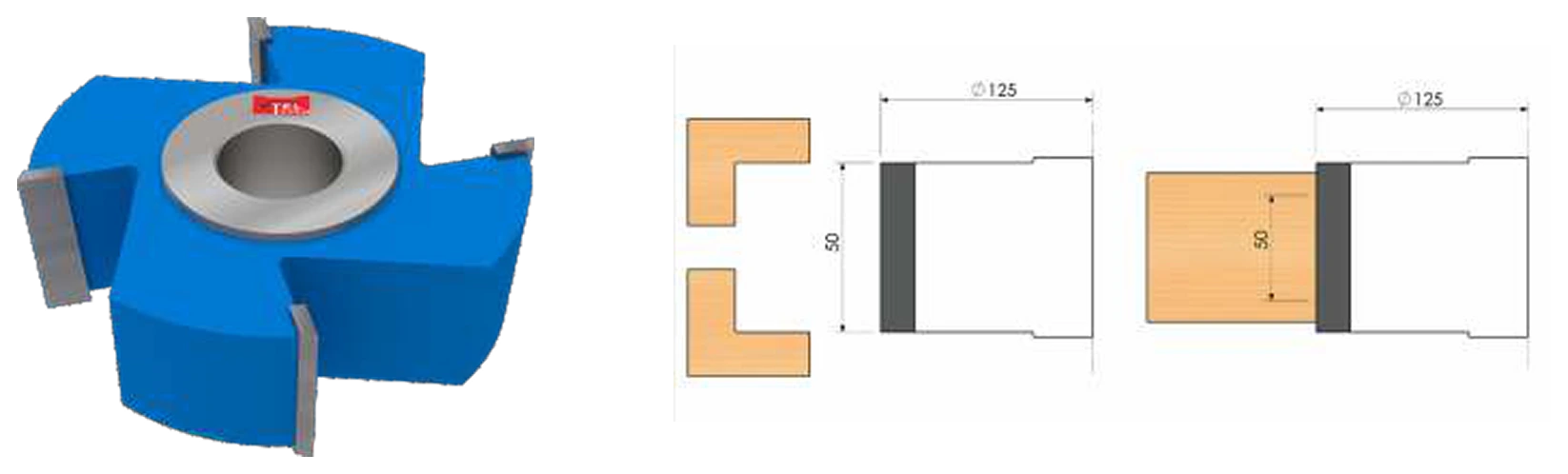 TCT Planning Cutter Head With Helix Angle catalog illustration