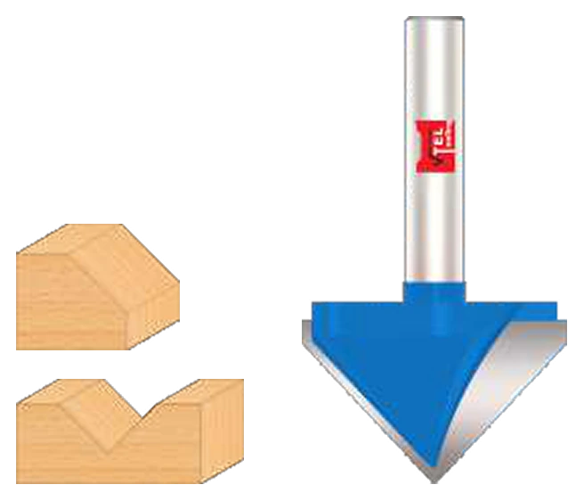 V Groove Router Bits — High Performance catalog illustration